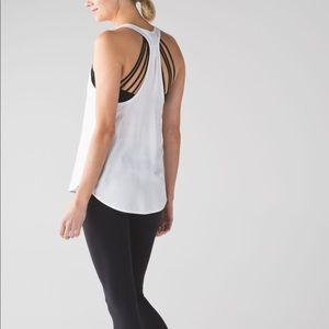 Lululemon white principle tank